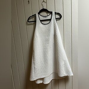 Stelen White Textured Structural Dress